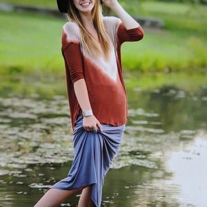 Free People Hombre Tunic Rust